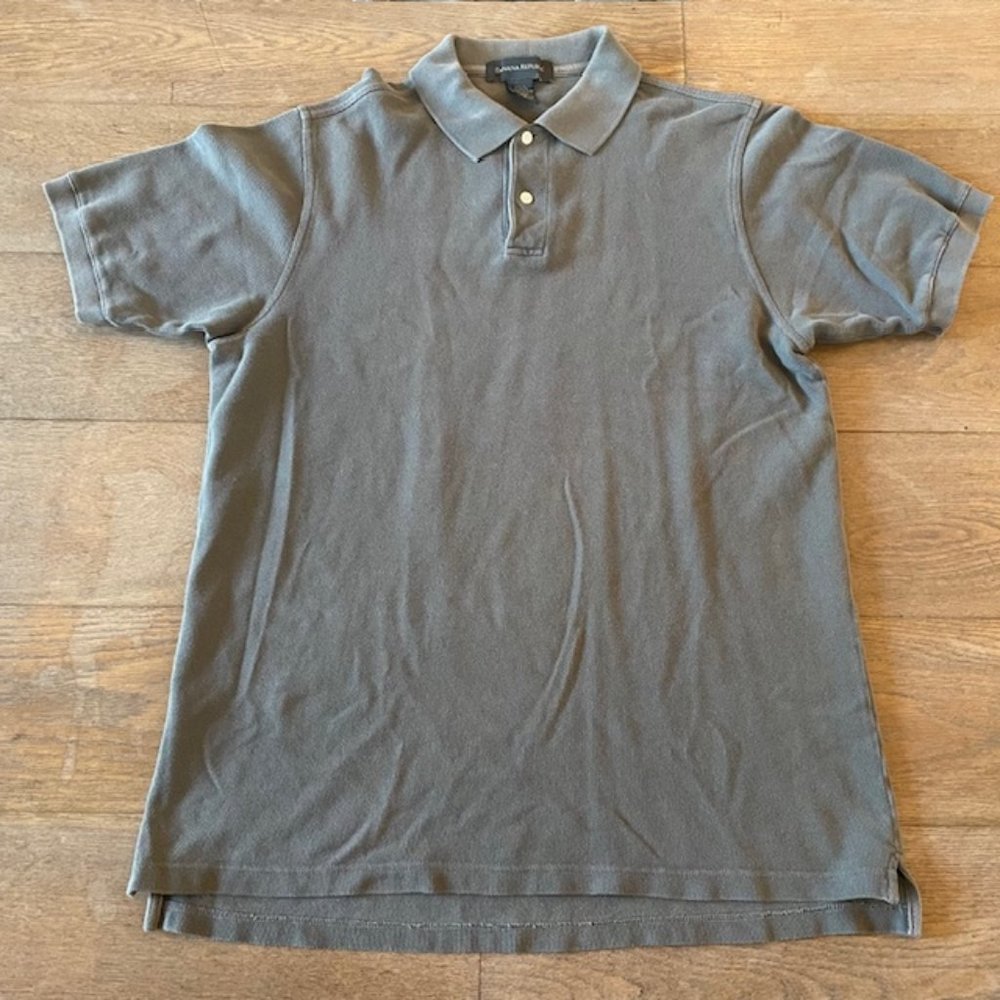 Men's Banana Republic Taupe Polo